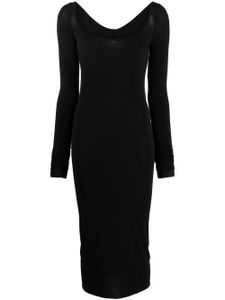 Rick Owens Lilies robe à manches longues - Noir
