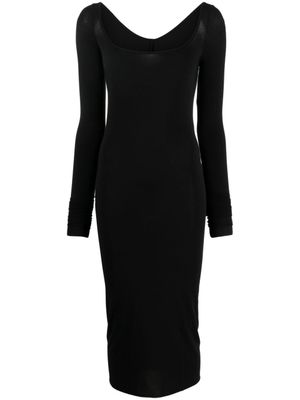 Rick Owens Lilies robe à manches longues - Noir