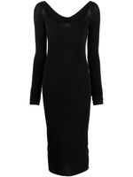 Rick Owens Lilies robe à manches longues - Noir