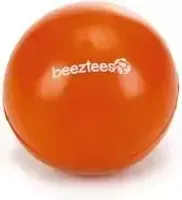 Beeztees massief rubberbal 5 cm oranje