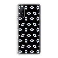 Eyes pattern: Sony Xperia 10 III Transparant Hoesje