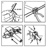 ROLINE Cat.6 Keystone, onafgeschermd, toolless, compact, zwart - thumbnail