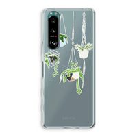 Hang In There: Sony Xperia 5 III Transparant Hoesje