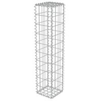 The Living Store Schanskorf Gabion mand - 20x20x100cm - Gegalvaniseerd staal - thumbnail