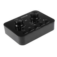 X7 live broadcast audio USB headset microfoon webcast entertainment streamer geluidskaart voor telefoon computer PC