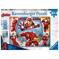Ravensburger - MARVEL HEROS - XXL-puzzel van 100 stukjes - De machtige Iron Man / Marvel Avengers - 4005556133772 - Vanaf 6 jaar