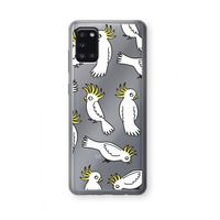 Papegaai: Samsung Galaxy A31 Transparant Hoesje