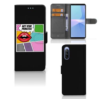 Sony Xperia 10 III | Wallet Case | met Pasjes | Popart Princess