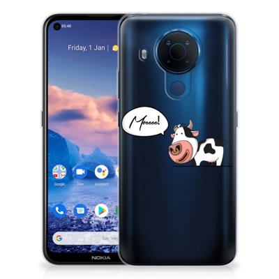Nokia 5.4 Telefoonhoesje met Naam Cow Nokia 5.4 Telefoonhoesje met Naam Cow