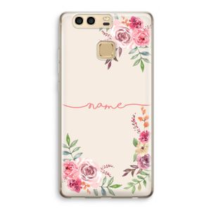 Rozen: Huawei P9 Transparant Hoesje