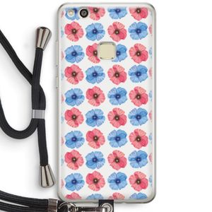 Klaproosjes: Huawei Ascend P10 Lite Transparant Hoesje met koord