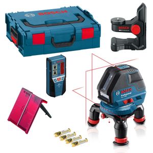 Bosch Blauw GLL 3-50 P Kruislijnlaser | + Ontvanger LR2 + BM1 Houder | in L-boxx - 0601063803