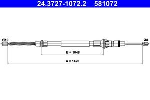 Handremkabel 24372710722