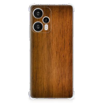 Xiaomi Poco F5 Stevig Telefoonhoesje Donker Hout Xiaomi Poco F5 Stevig Telefoonhoesje Donker Hout