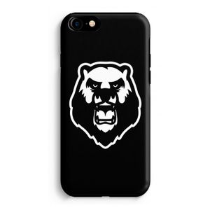 Angry Bear (black): iPhone 8 Tough Case