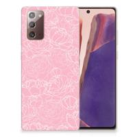 Samsung Note 20 | TPU Case | White Flowers
