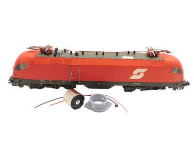 micromotor HM001G motor ombouwset voor Märklin C-sinus. BR 01.10, BR 42.90, BR 103/E 03, en andere