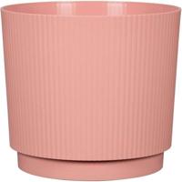 Ronde plantenpot - GARDEN ID - Lino - Ø 25 - 7 L - H 22 cm - Roze