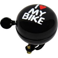 Dresco Fietsbel DingDong I Love My Bike 80mm Fietsbel