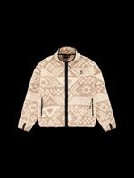 Poederbaas Four Seasons Sherpa AOP Fleece Heren White Multi L