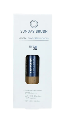 Sunday Brush Mineral Sunscreen Powder SPF50 Medium