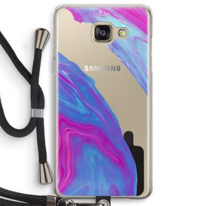 Zweverige regenboog: Samsung Galaxy A5 (2016) Transparant Hoesje met koord