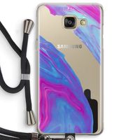Zweverige regenboog: Samsung Galaxy A5 (2016) Transparant Hoesje met koord