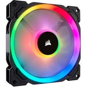 Corsair Casefan LL140 RGB 140mm Dual Light Loop RGB LED PWM Fan, Single Pack
