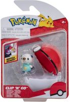 Pokemon Figure - Oshawott + Poke Ball (Clip 'n' Go) - thumbnail