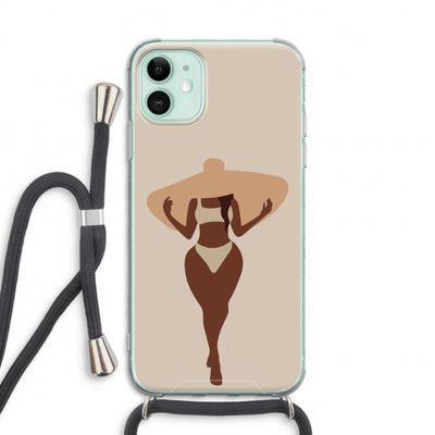 Let's get salty: iPhone 11 Transparant Hoesje met koord
