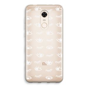 Eye pattern #3: Xiaomi Redmi 5 Transparant Hoesje