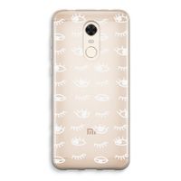 Eye pattern #3: Xiaomi Redmi 5 Transparant Hoesje