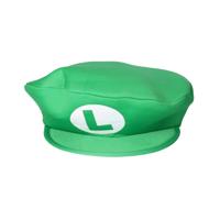 Loodgieter Luigi - verkleed pet - voor volwassenen - groen - gamer verkleed accessoires - one size Loodgieter Luigi - verkleed pet - voor volwassenen - groen - gamer verkleed accessoires - one size