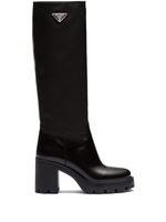 Prada bottes Re-Nylon - Noir