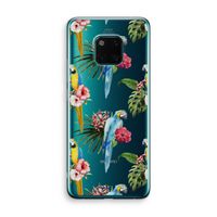 Kleurrijke papegaaien: Huawei Mate 20 Pro Transparant Hoesje