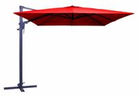 MADISON PC20P028 terras parasol Vierkant Rood