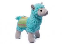 Gamberritos knuffel lama junior 28 cm pluche turquoise - thumbnail