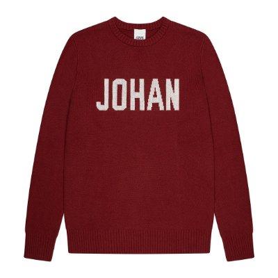 Johan Cruyff - Johan Knit Crewneck Sweater - Rood