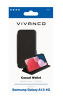 Vivanco Casual Wallet mobiele telefoon behuizingen 16,8 cm (6.6") Portemonneehouder Zwart - thumbnail