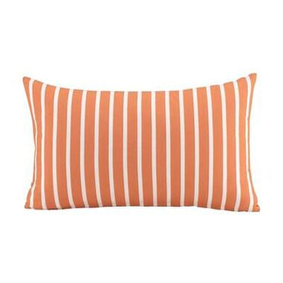 Sierkussen Aksel - Terrakleurig/Wit - 30x50 cm - Leen Bakker