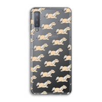 Ponys: Samsung Galaxy A7 (2018) Transparant Hoesje