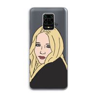 Mary Kate: Xiaomi Redmi Note 9 Pro Transparant Hoesje