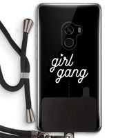 Girl Gang: Xiaomi Mi Mix 2 Transparant Hoesje met koord