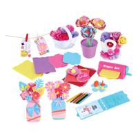 Play papier bloemen maken knutselset, 79dlg.