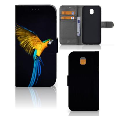 Samsung Galaxy J5 2017 | Telefoonhoesje | Met pasjeshouder | Papegaai