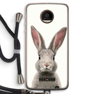 Daisy: Motorola Moto Z Force Transparant Hoesje met koord