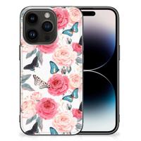 iPhone 15 Pro Bloemen Hoesje Butterfly Roses