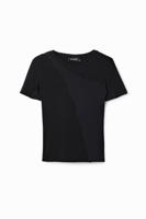 Geribd T-shirt met patch - BLACK - XL