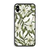 Wit bloemenpatroon: iPhone X Biologisch afbreekbaar hoesje