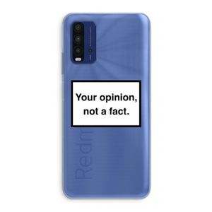 Your opinion: Xiaomi Redmi 9T Transparant Hoesje